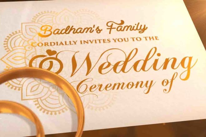 I will indian wedding invitation HD