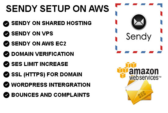 I will install and configure sendy with amazon ses