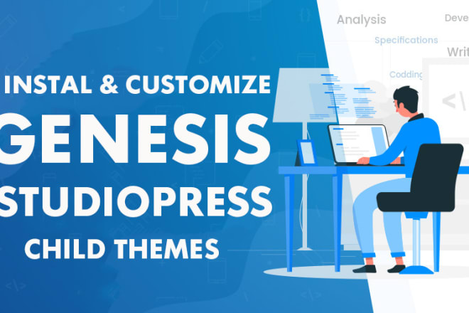 I will install and design genesis framework and studiopress theme