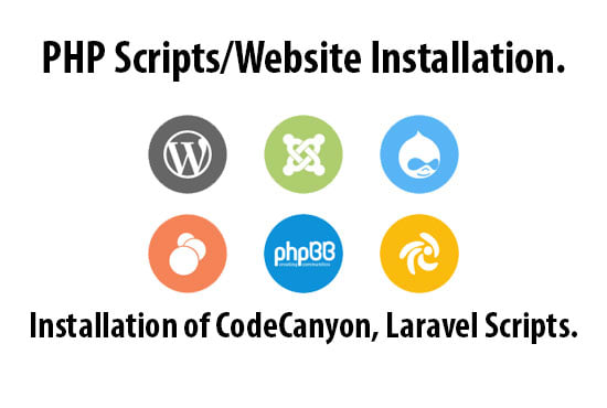 I will install any PHP script on your hosting or vps server