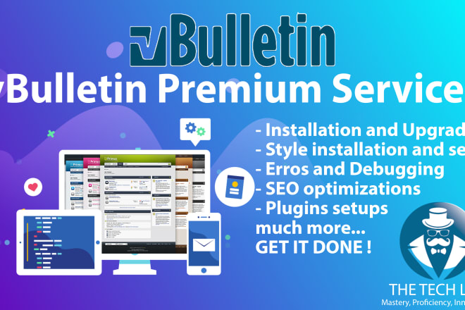 I will install customize or fix bugs of vbulletin perfectly