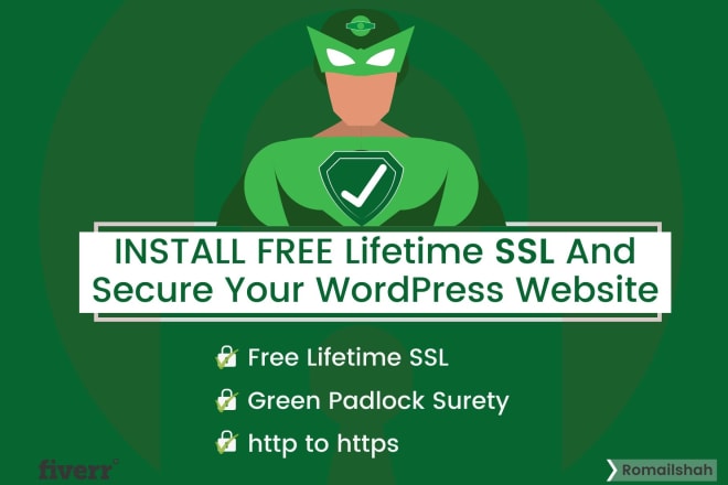 I will install free SSL certificate and secure your wordpress website