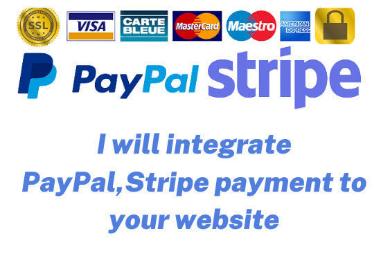I will integrate paypal, stripe, and setup woocommerce payment gateway integration