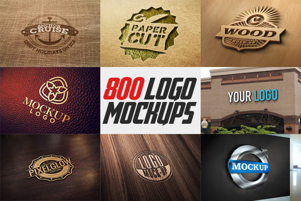 I will make 3d logo mockup in 800 different styles