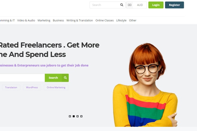 I will make a freelancer and job website using wpjobster theme
