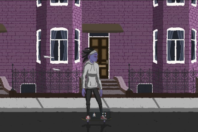 I will make a pixel art illustration for your music video