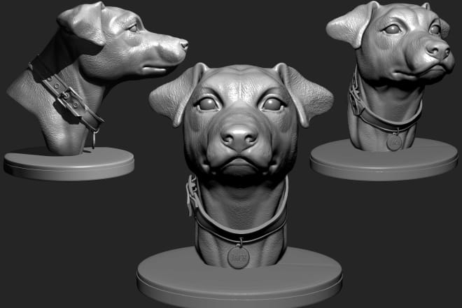 I will make a sculpture of your pet for 3d printing