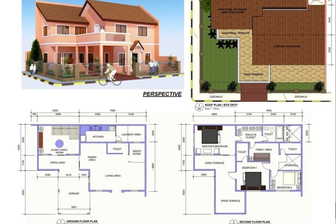 I will make architectural design and civil working drawing for you