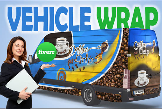 I will make awesome car wrap design, van wrap, and any vehicle