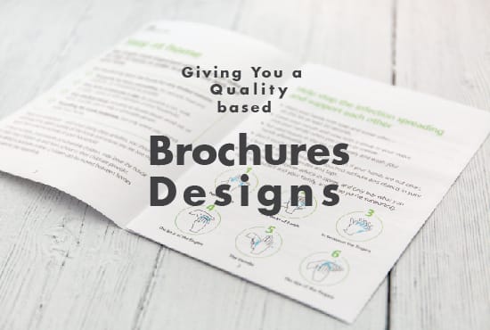I will make bi fold, tri fold and business brochures designs for you