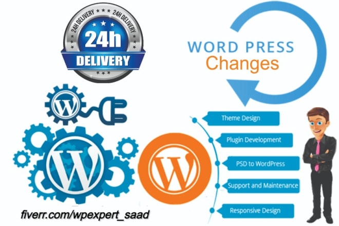 I will make changes in your wordpress website within 12 hours
