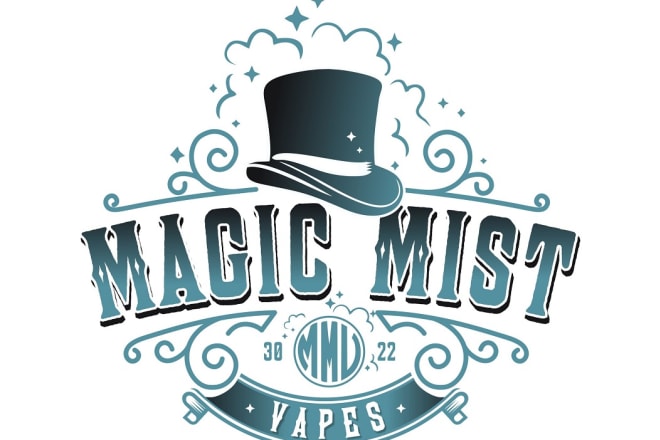 I will make create a high quality vape logo design