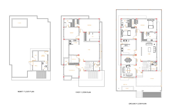 I will make floor plan, architecture, working drawings in autocad