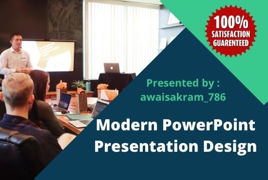 I will make modern powerpoint presentation design