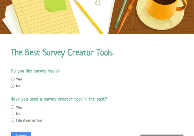 I will make online survey forms for your business