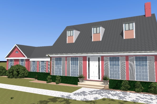 I will make plans and 3d visuals your home building project