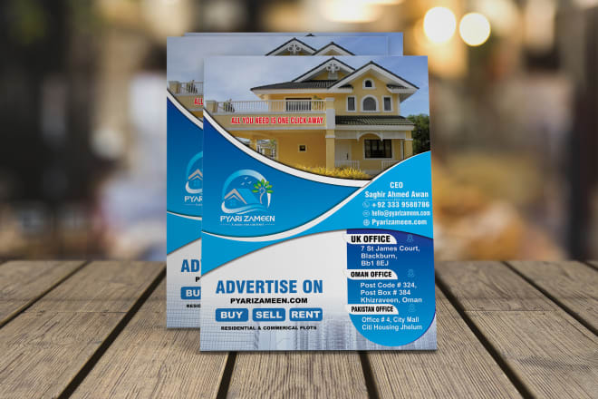 I will make professional flyer for your business