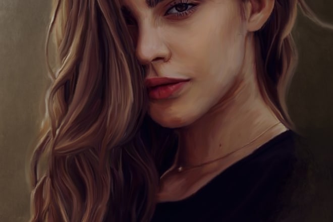 I will make stunning digital oil painting portrait from your photo