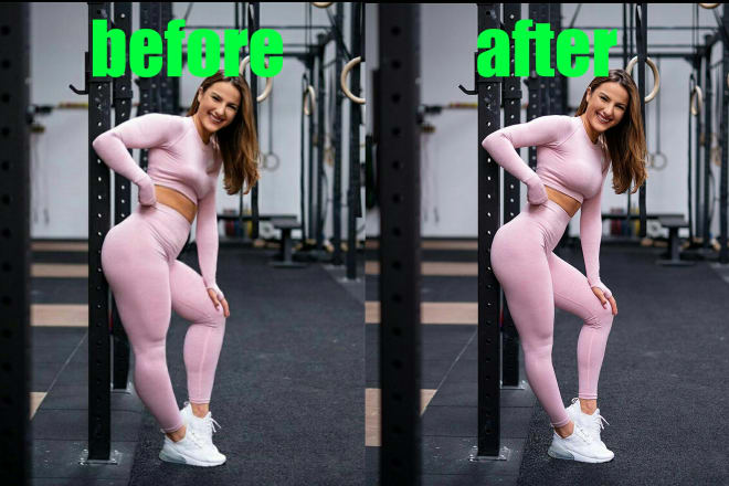 I will make your body skinny and remove fat in photoshop