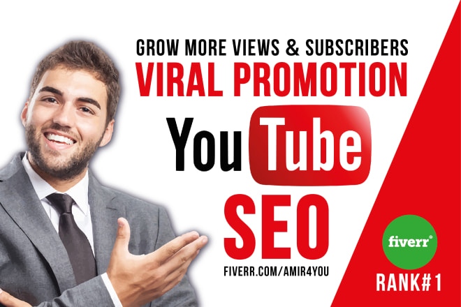 I will manage youtube SEO to get more views and subscribers with ranked keywords