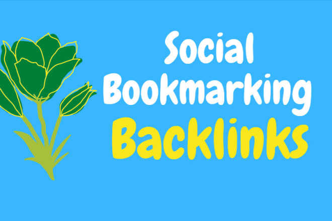 I will manually build 80 social bookmarking submission service