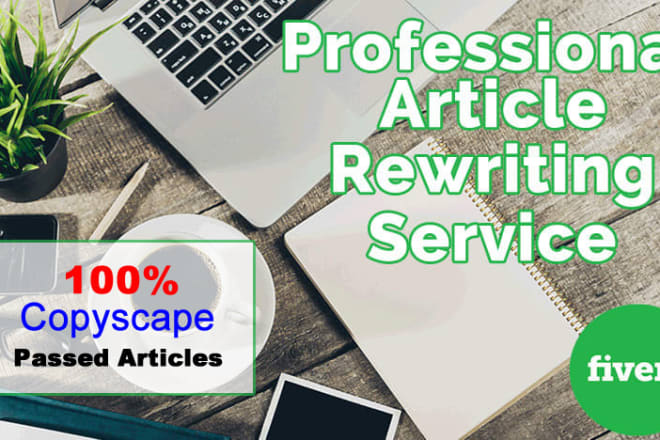 I will manually rewrite your article to pass copyscape