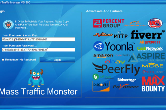I will mass monster unlimited traffic, solutions for internet marketers