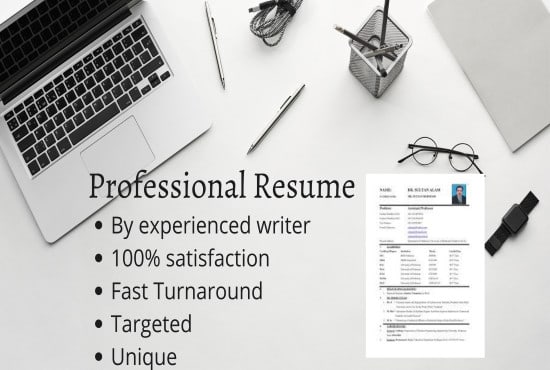 I will offer professional CV or resume writing service