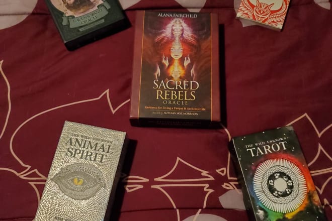 I will offer tarot and oracle readings to those in need