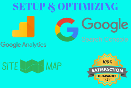 I will optimize google analytics, search console and XML sitemap