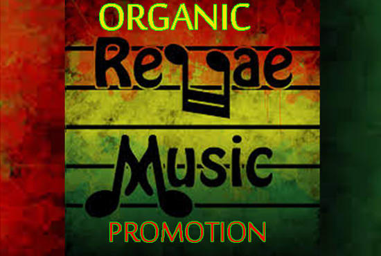 I will organic reggae music promotion to social media