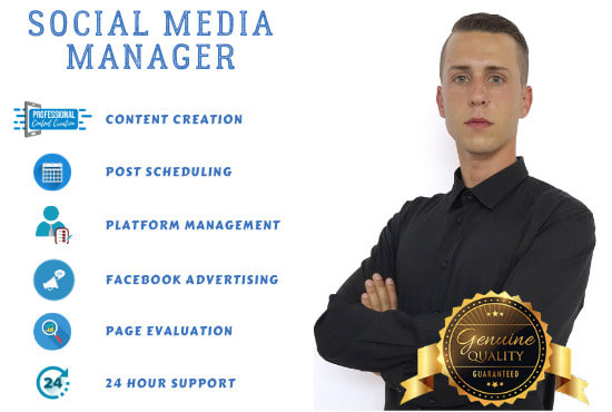 I will organically and efficiently manage your social media pages