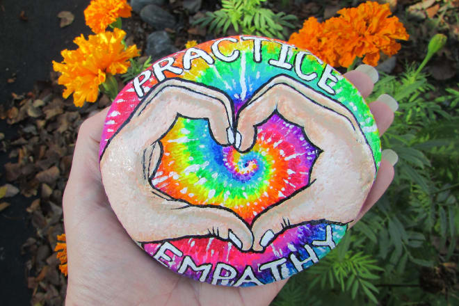I will paint any thing you want on a rock
