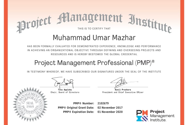 I will perform tasks related to project management and data entry