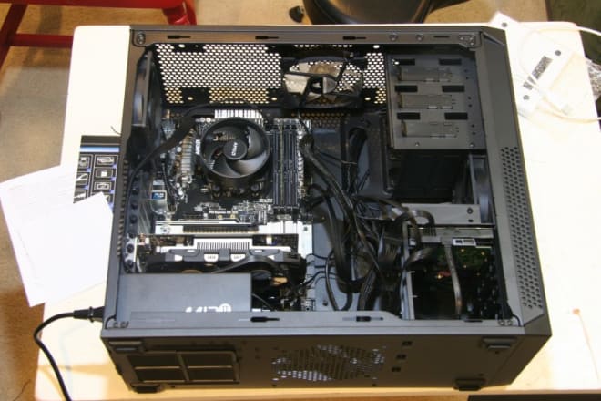 I will pick custom computer parts for you to put together at home