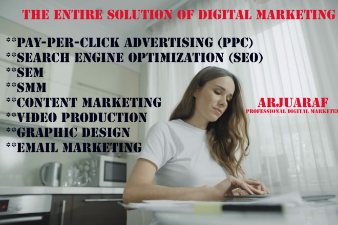 I will plan marketing strategy and manage digital marketing