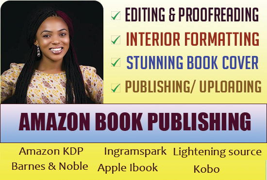 I will prepare and publish book on amazon KDP ingramspark and lulu