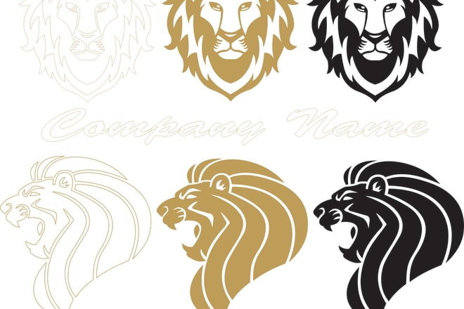 I will professional lion logo design in 24 hours