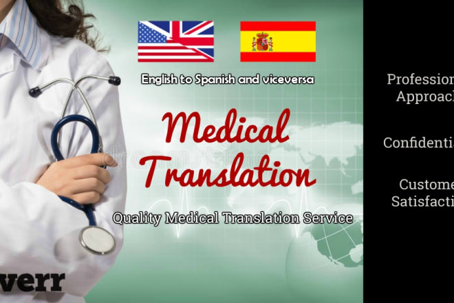 I will professional medical translation service