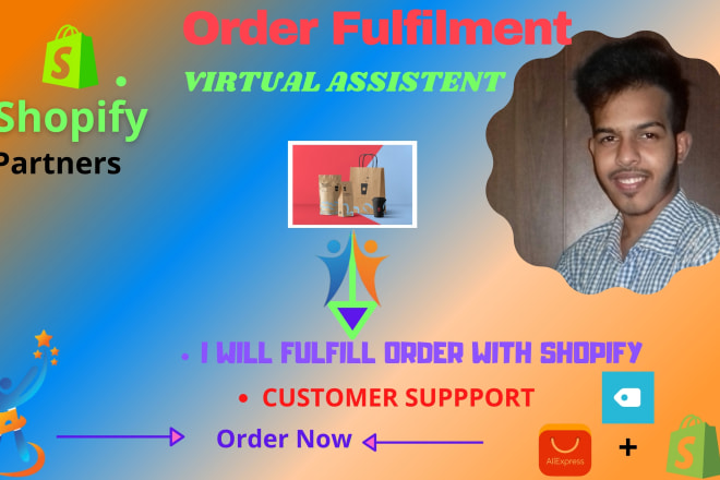 I will professional shopify order fulfillment with oberlo app
