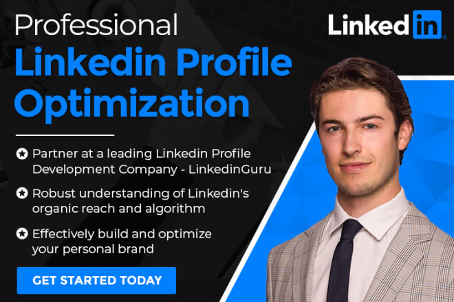 I will professionally build and optimize your linkedin profile