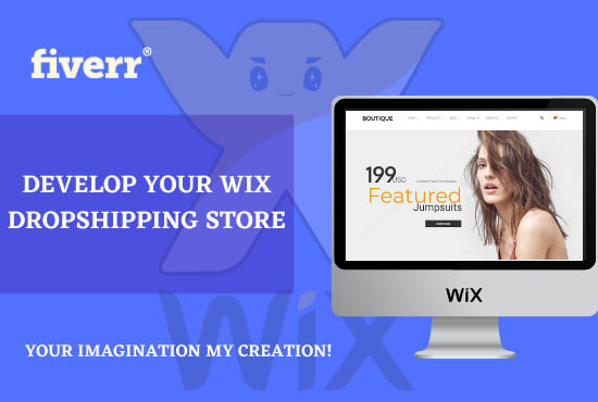 I will professionally design or redesign a dropshipping wix website with modalyst