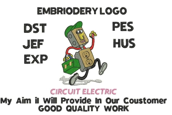 I will professionally digitize your logo into embroidery format,digitize,design