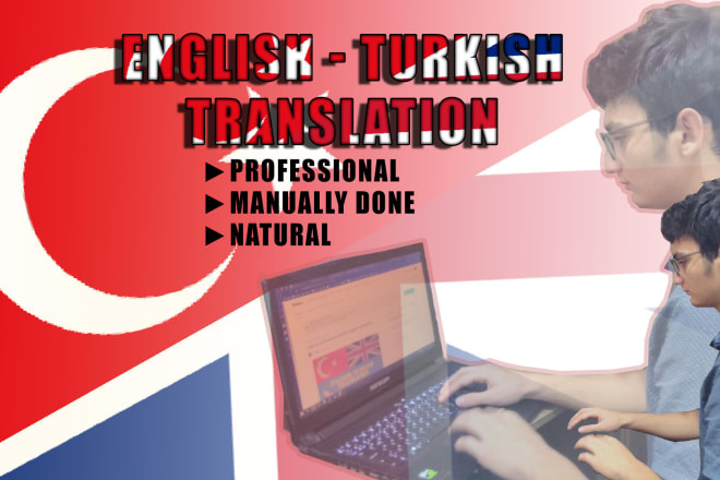 I will professionally do an english to turkish translation