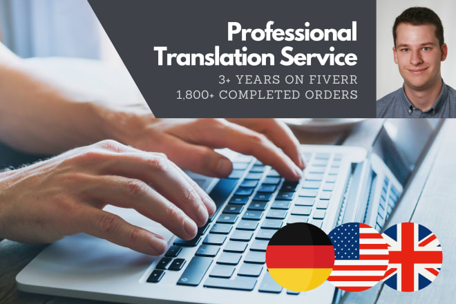 I will professionally translate english to german and german to english