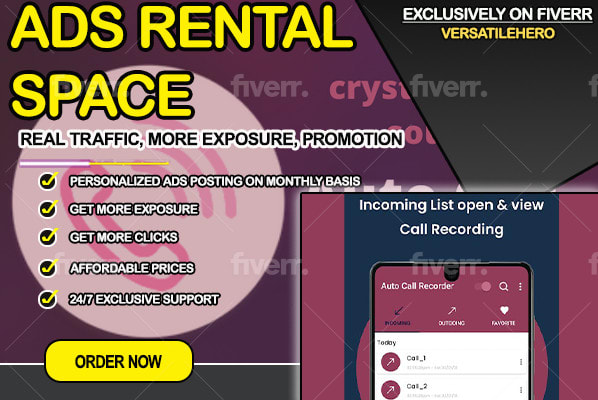 I will promote and place your banner ads on my mobile app for advertisement