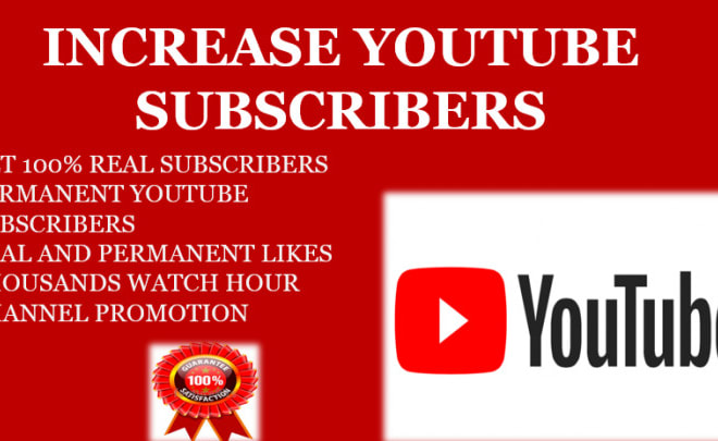 I will promote spotify, podcast, twitch,datpiff, yt channel to increase subscribers