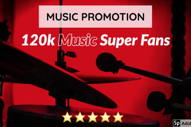 I will promote your music content to 200k music super fans