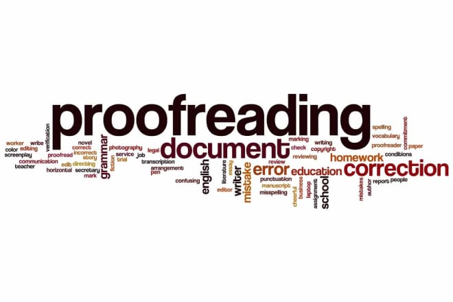 I will proofread or copy edit articles, blogs and papers