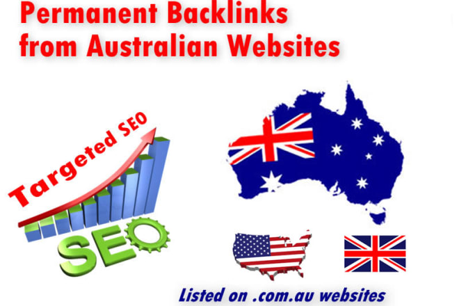 I will provide australian au domain links, backlinks